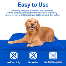 Dog Cooling Mat, Pet Cooling Mat for Dogs and Cats, Pressure Activated Dog Cooling Pad, No Water or Refrigeration Needed, Non - Toxic Gel - Apollo's Corner