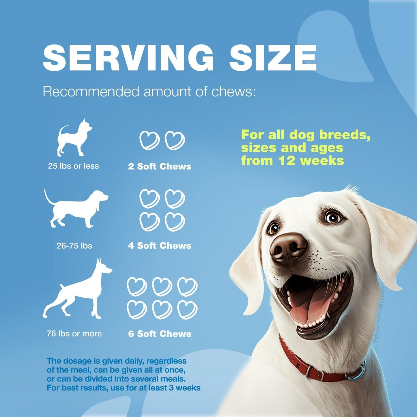 Hemp Calming Chews — L-Theanine, Chamomile & Valerian for Anxious Dogs