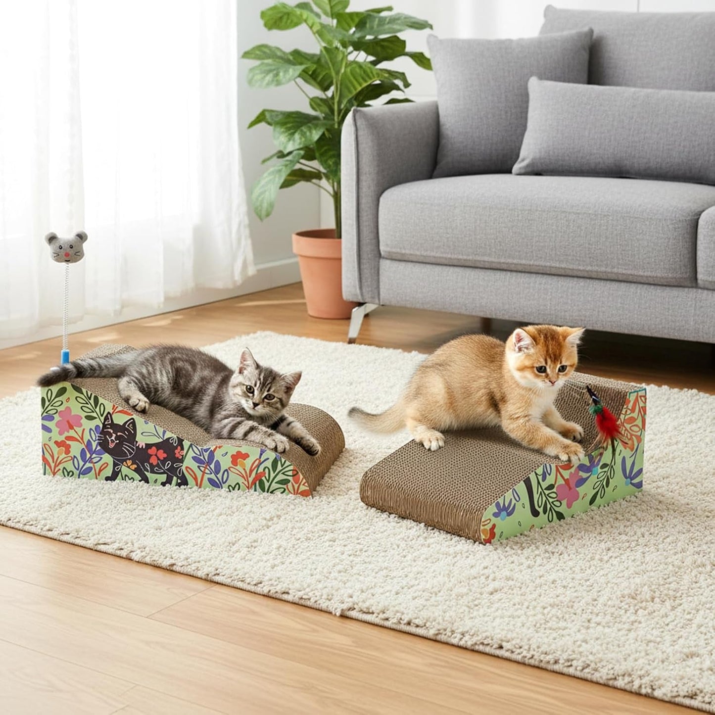 ClawNook 2-in-1 Cat Scratcher Lounge