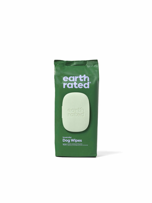 Earth Rated Lavender Dog Grooming Wipes 100ct - Apollo's Corner
