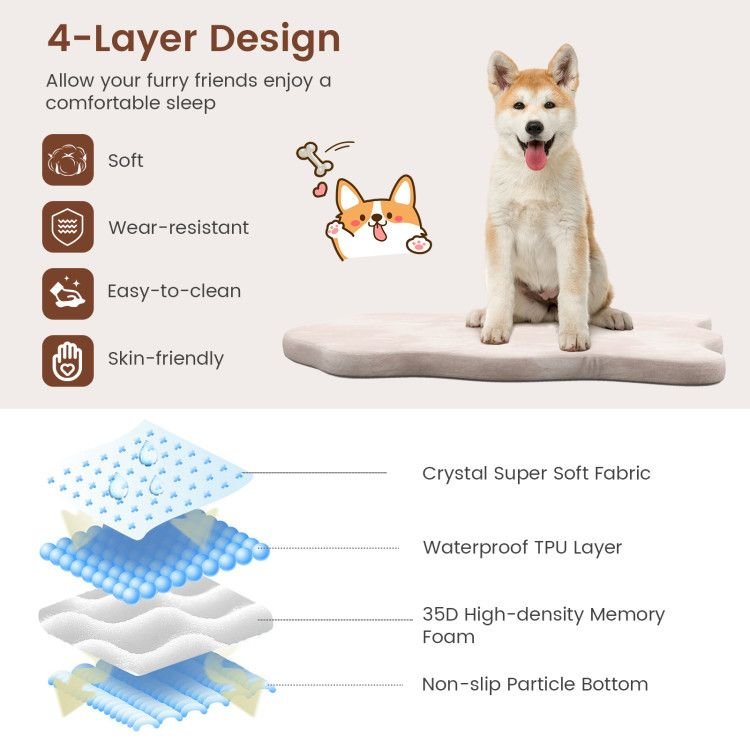 Extra Support Orthopedic Memory Foam Dog Bed - Apollo's Corner