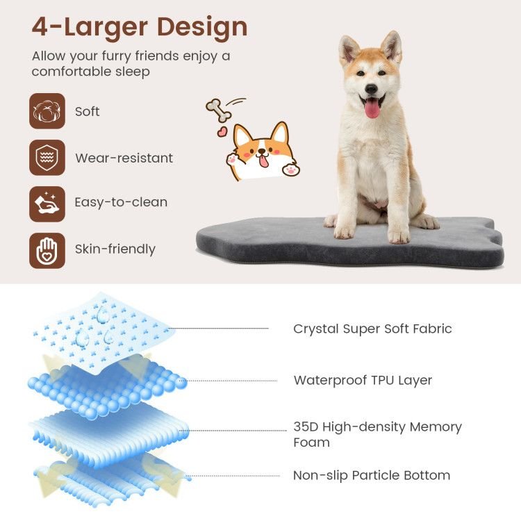 Extra Support Orthopedic Memory Foam Dog Bed - Apollo's Corner