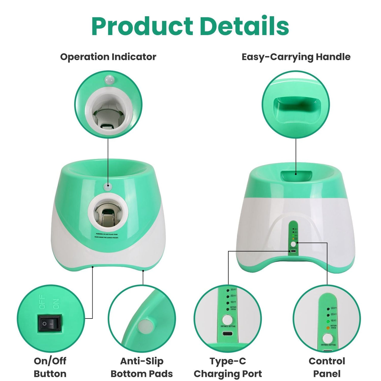 FetchPro Automatic Dog Ball Launcher - Apollo's Corner