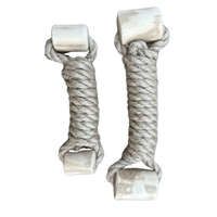 hemp rope + coffee wood toy - Apollo's Corner