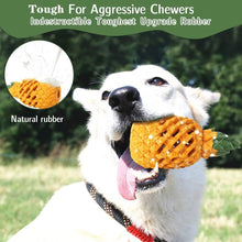 Indestructible Interactive Dog Toys for Aggressive Chewers - Large Breed Treat Dispensing Pineapple & Orange Designs for Ultimate Dental Care and Fun! - Apollo's Corner