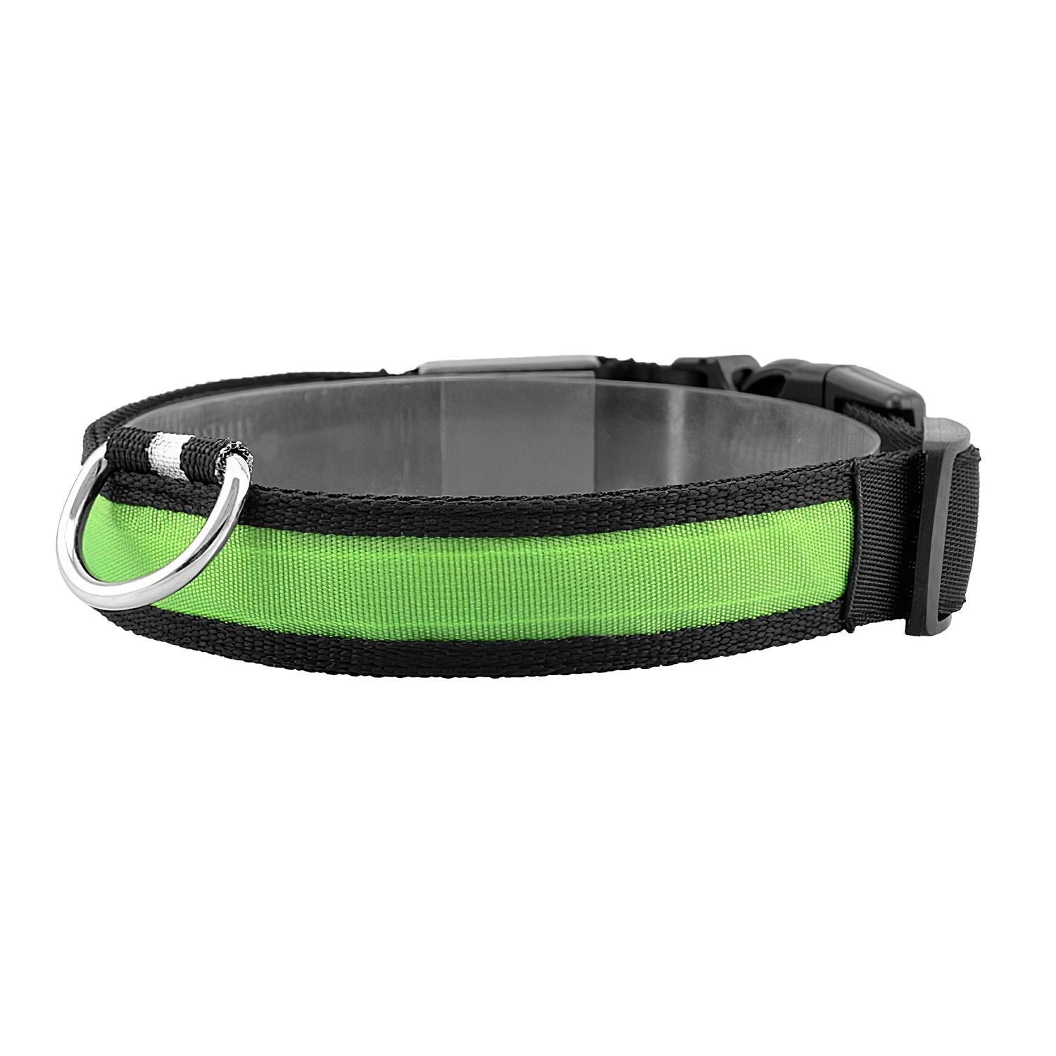LED Dog Collar USB Rechargeable Adjustable Dog Safety Collar Night Safety Flashing Luminous Light up Collar - Apollo's Corner