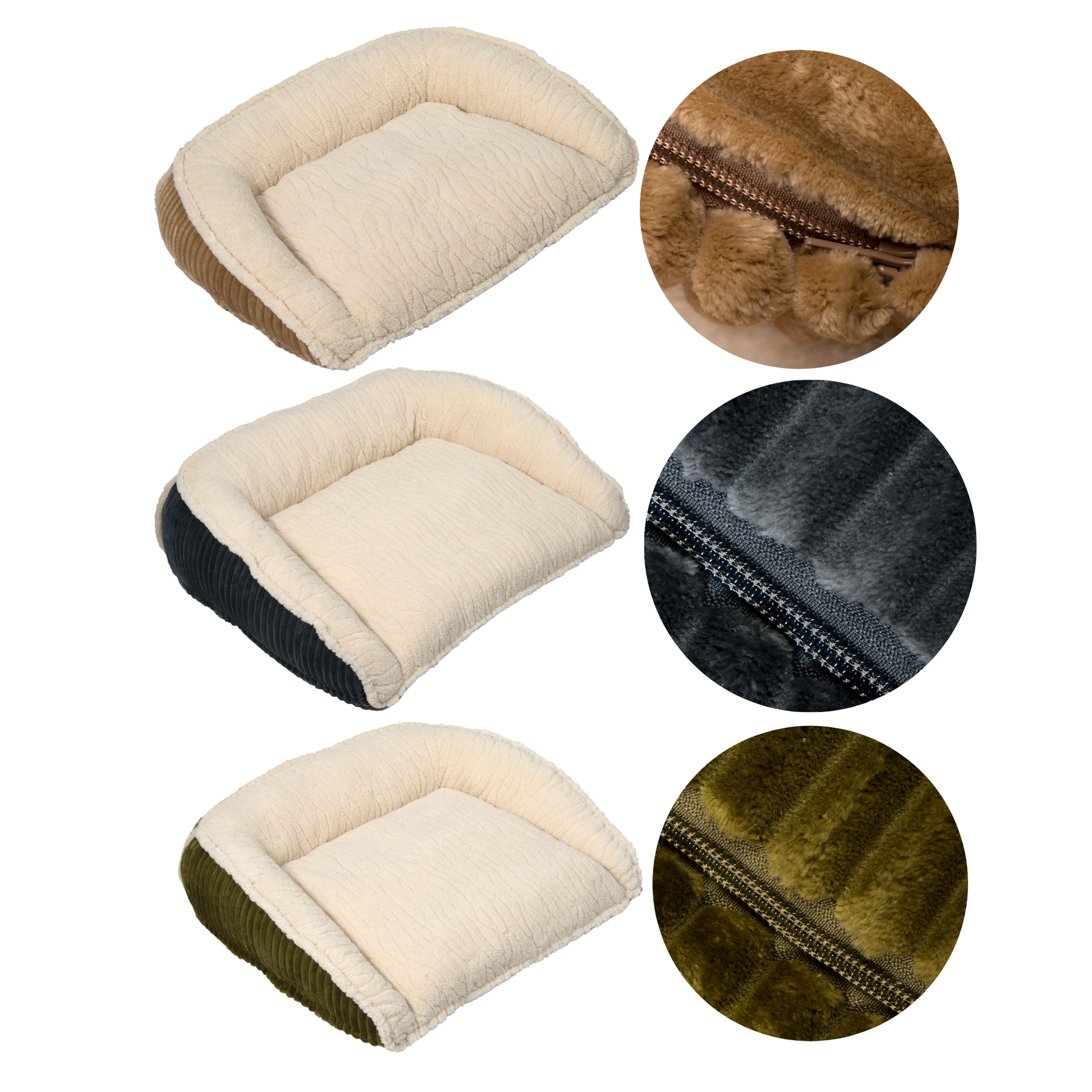 HuggleHounds Scout Bolster Dog Bed