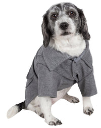 Military Static Rivited Fashion Collared Wool Pet Coat - Apollo's Corner