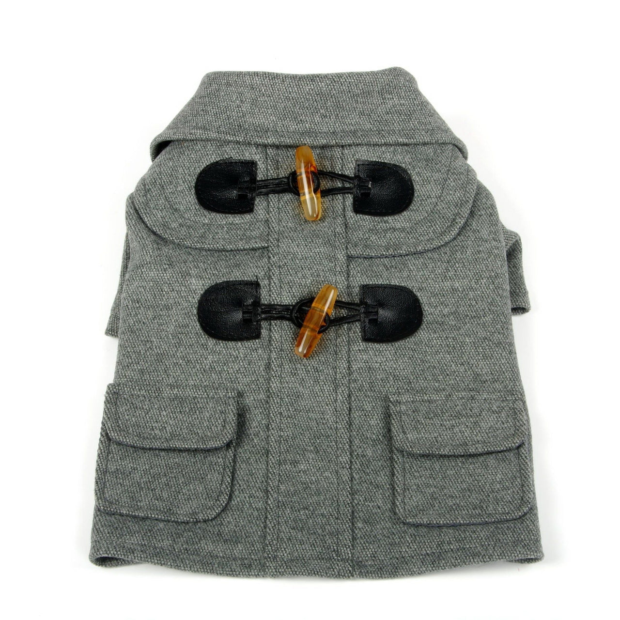 Military Static Rivited Fashion Collared Wool Pet Coat - Apollo's Corner