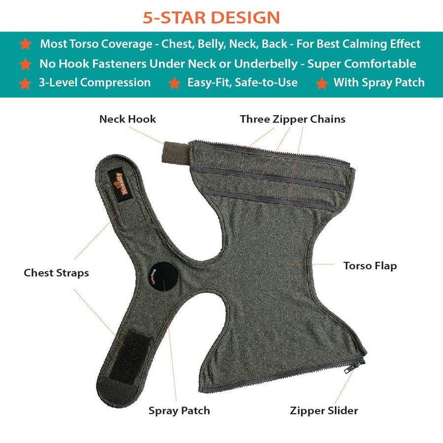 NeoAlly Surgical Recovery Vest for Dogs & Cats — Cone-Free Healing