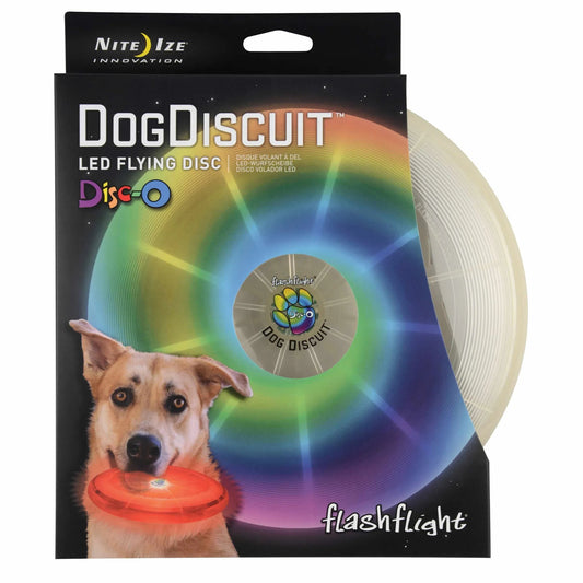 Nite Ize Flashflight Dog Discuit LED Flying Disc - Disc - O - Apollo's Corner