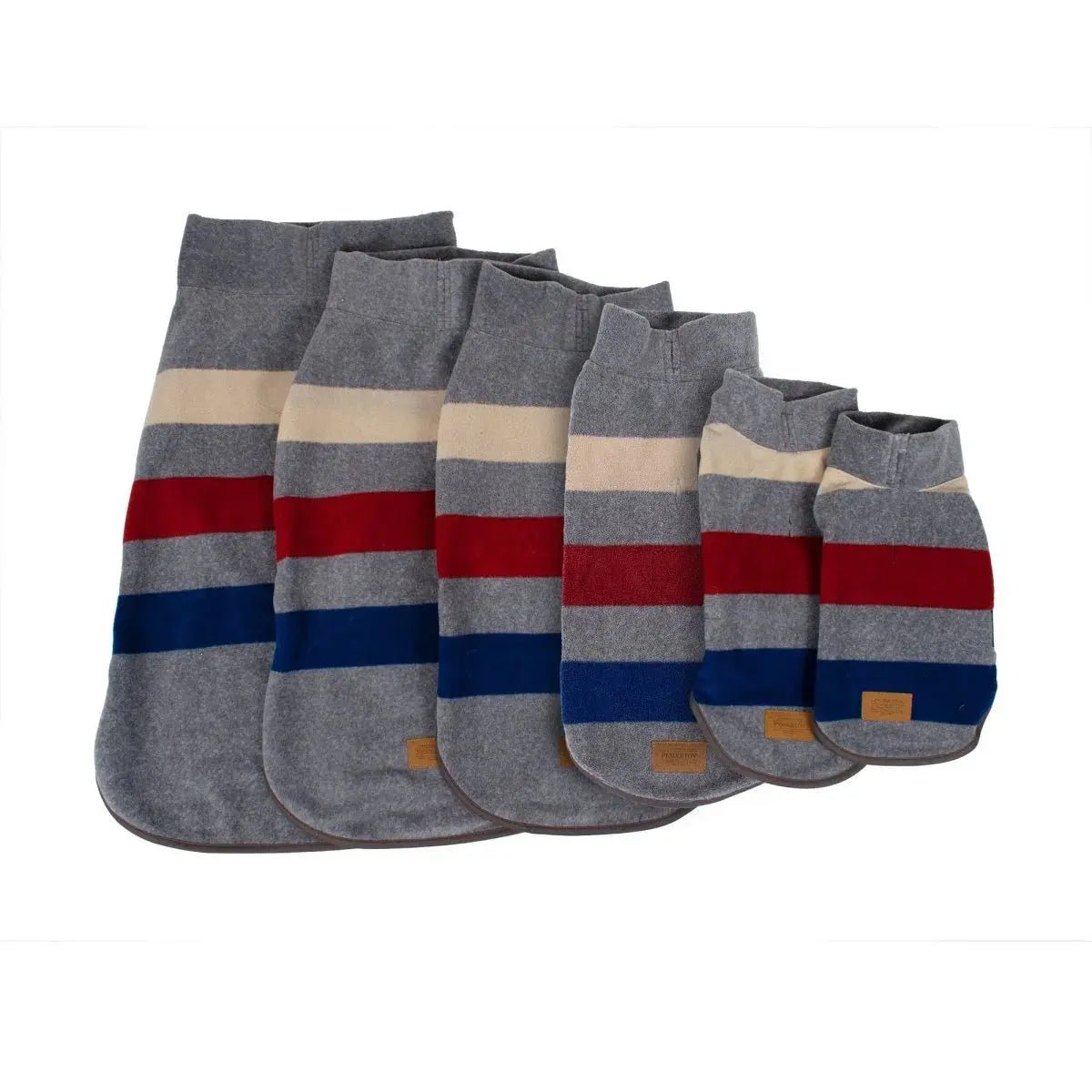 Pendleton Dog Fleece Vest in Cabin Stripe - Stylish Warm Dog Vest Available in XS to 2XL