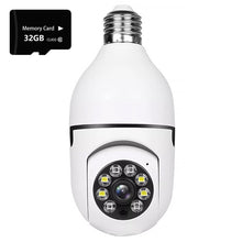 Pet camera E27 Surveillance Camera LED Light Bulb Socket 360° 2.4G WiFi Security Protection 1080P Spotlight Automatic Human Tracking - Apollo's Corner