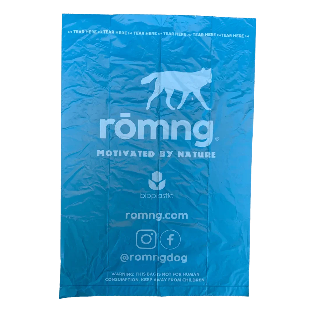 rōmng compostable and bio-based poop bags trial pack