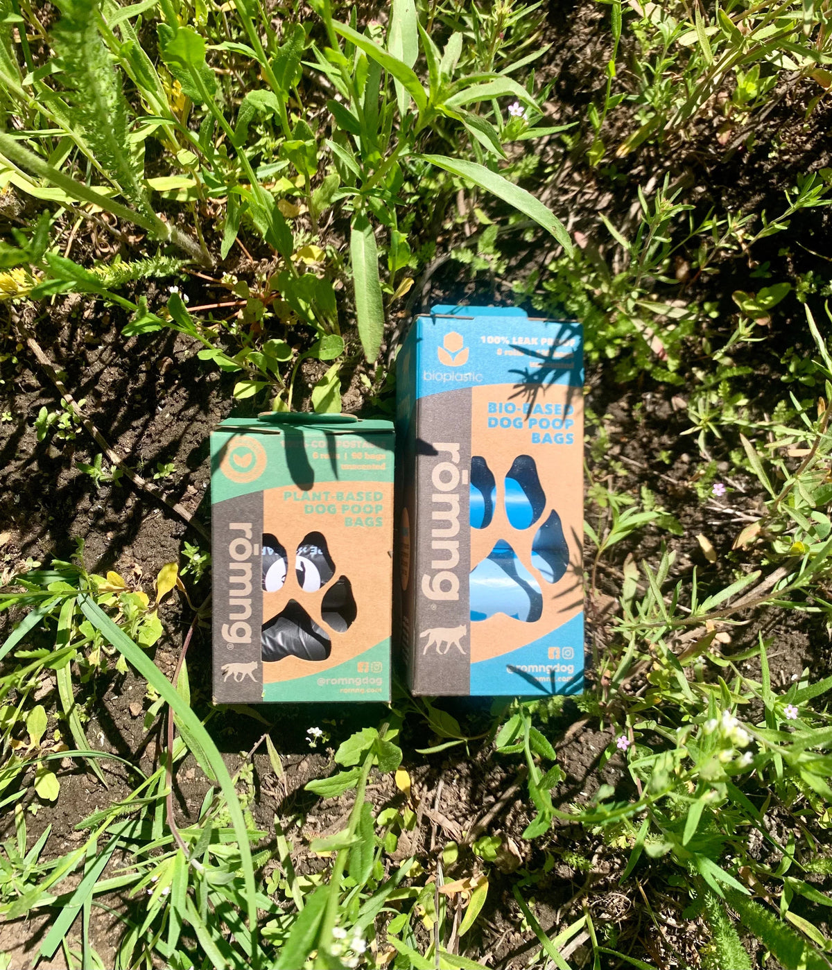Bio-Based + Compostable Poop Bags Trial Pack | rōmng