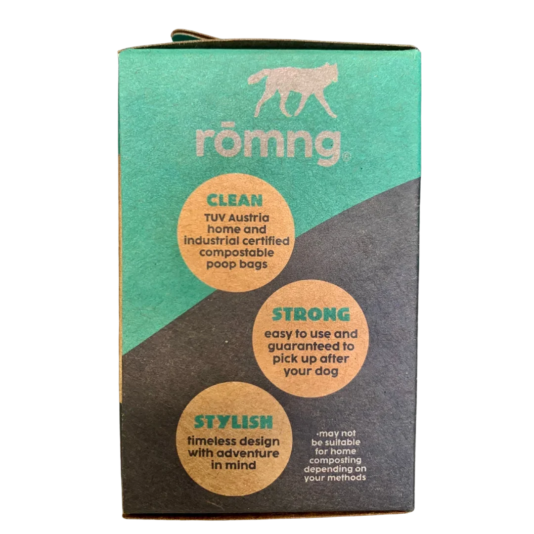 rōmng compostable and bio-based poop bags trial pack