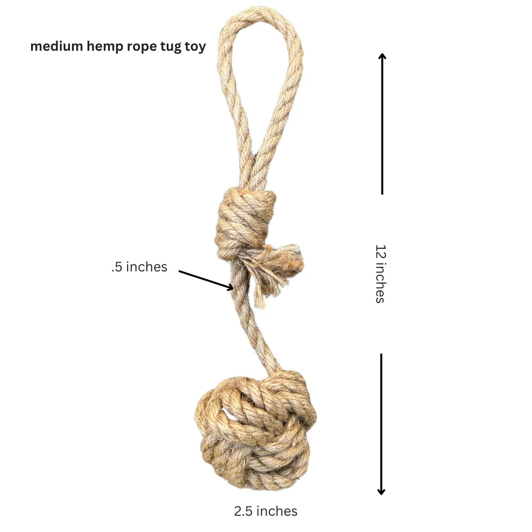 Bio-Based Poop Bag Bundle with Bamboo Dispenser + Hemp Rope Tug Toy | rōmng