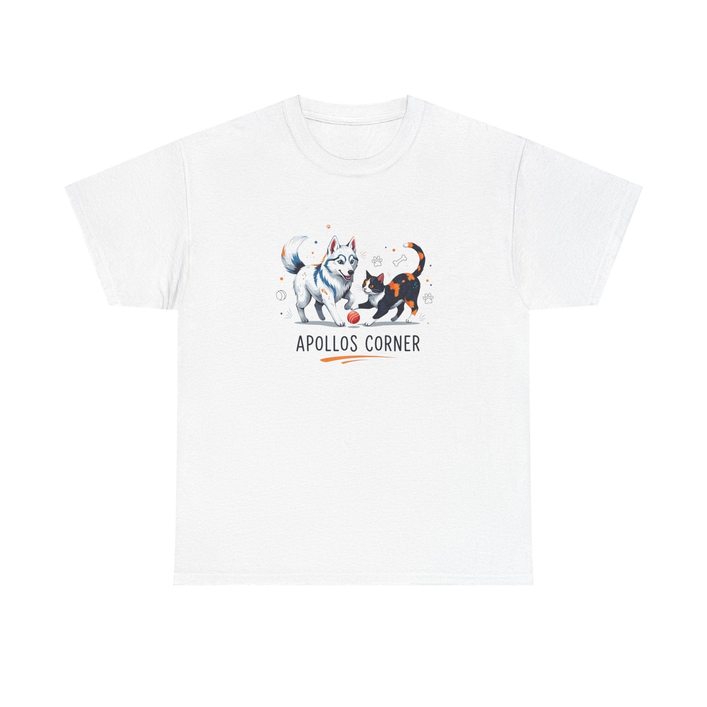 Sister Love Dog and Cat Graphic Unisex T-Shirt - Pet Lover Tee by Apollo's Corner