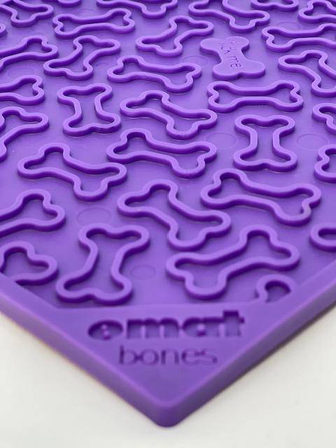 SodaPup Bones eMat Enrichment Lick Mat — for Dogs & Cats