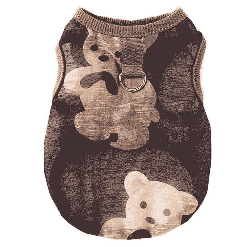 Stylish Breathable Mesh Bear Vest for Dogs - Perfect for Small to Large Breeds! - Apollo's Corner