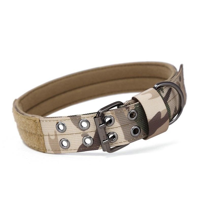Super strong large dog collar with D - Ring & Buckle Collars Medium sized dog Golden haired horse dog Fierce dog collar - Apollo's Corner