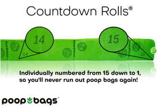 The Original Poop Bags Orange Scented USDA Biobased Rolls - Apollo's Corner