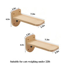 Wall - Mounted Cat Climbing Shelf with Scratching Post - Apollo's Corner
